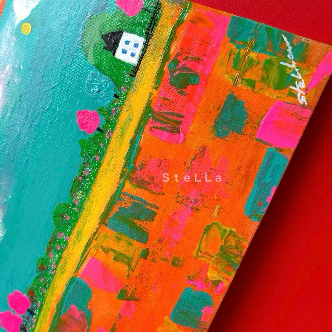 現代アート 北欧アート おしゃれ 抽象画 カラフル ポップ モダン 絵画 絵