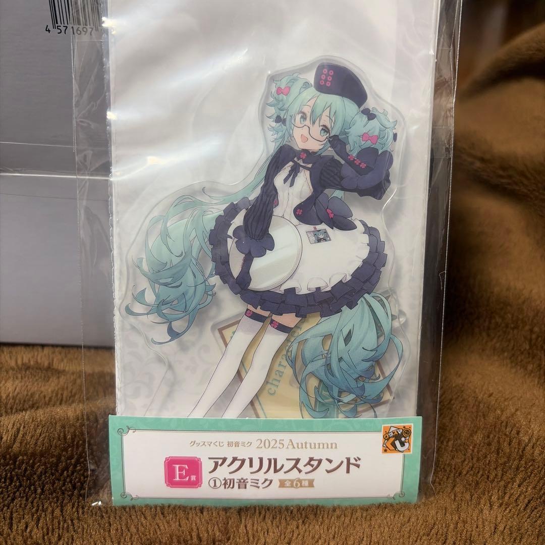 【未開封】グッスマくじ 初音ミク ポッパレフィギュア　ラバーマット　アクスタ