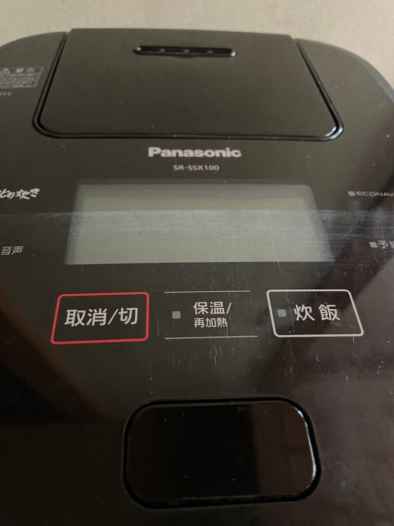 Panasonic SR-SX100 炊飯器 ブラック