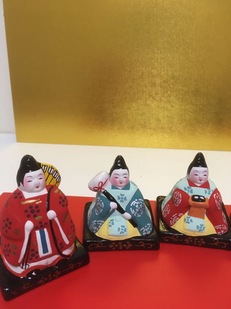 土人形　雛15人揃い　入手困難