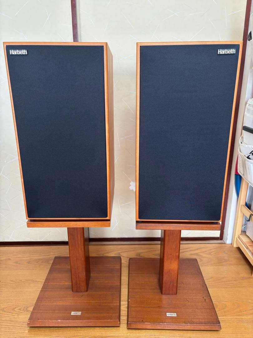 引き取り限定 Harbeth HL-Compact 7ES-3ペア スタンド付き