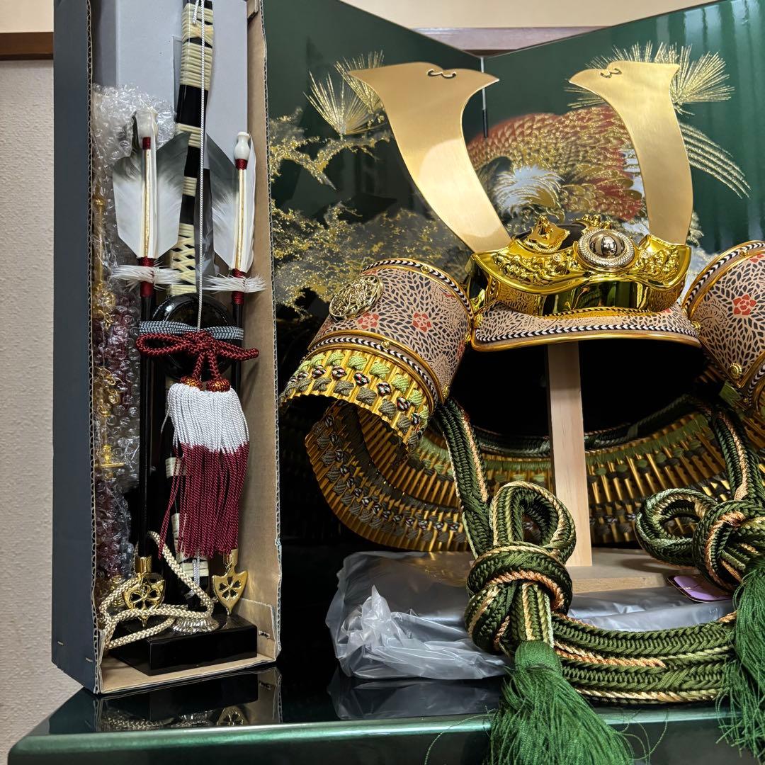 11⭐︎豪華な五月人形 武士の兜セット 豊臣秀吉 会津塗 兜飾り 貴翔作