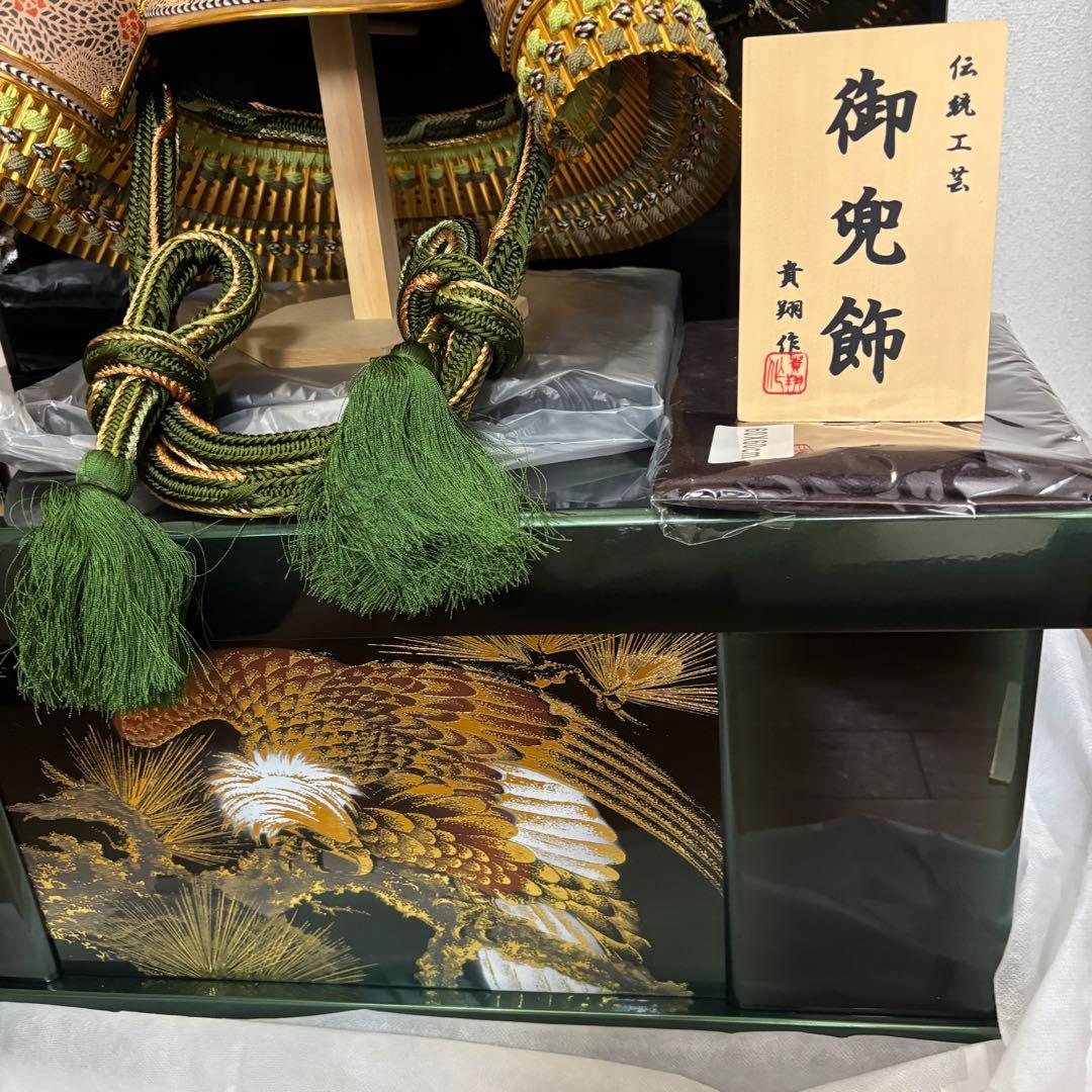 11⭐︎豪華な五月人形 武士の兜セット 豊臣秀吉 会津塗 兜飾り 貴翔作