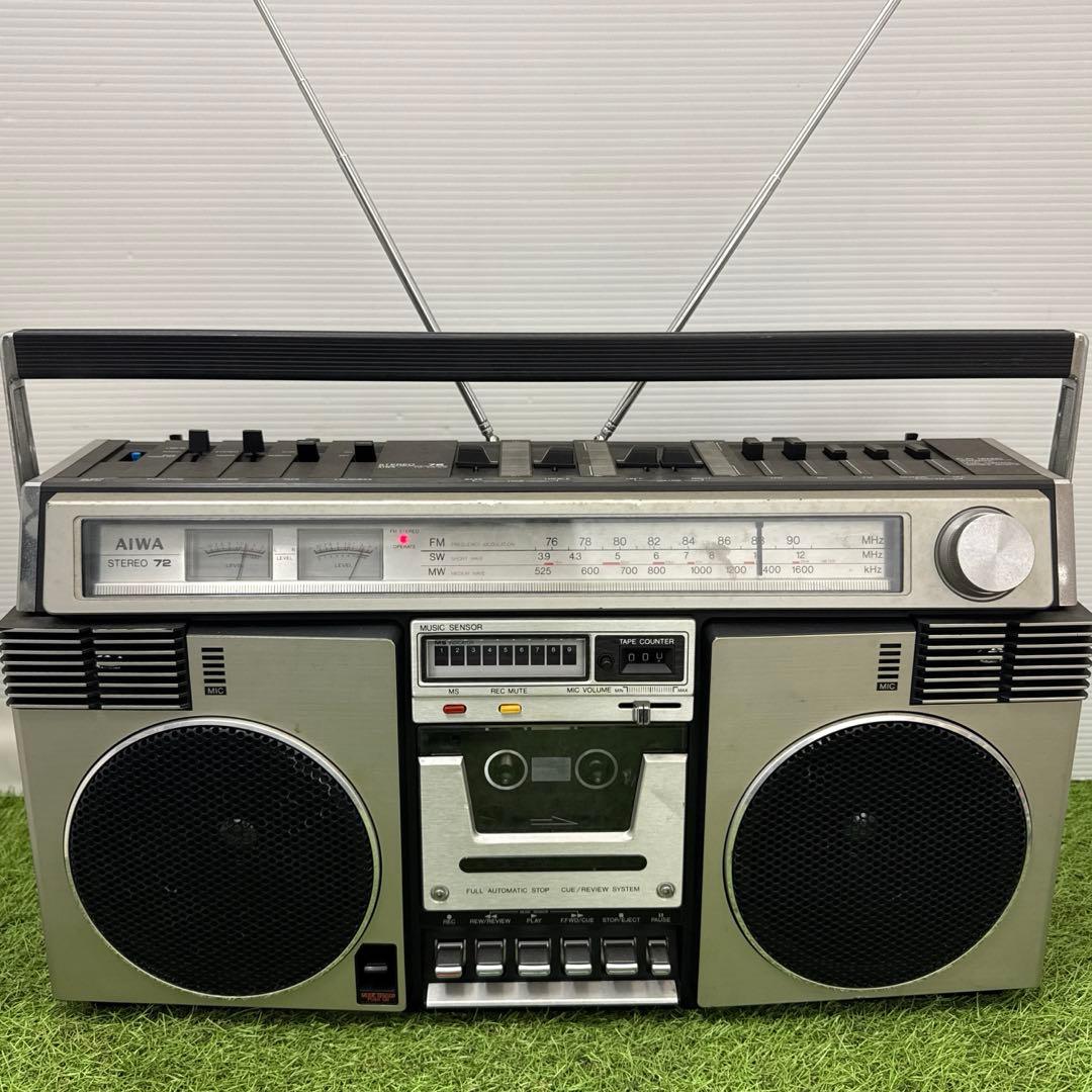 AIWA STEREO72 CS-72 ラジオ カセットテープ ラジカセ