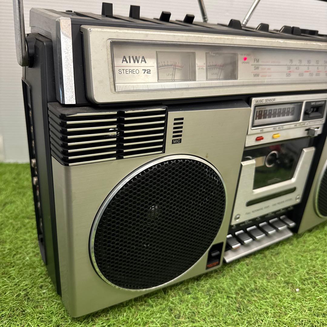 AIWA STEREO72 CS-72 ラジオ カセットテープ ラジカセ