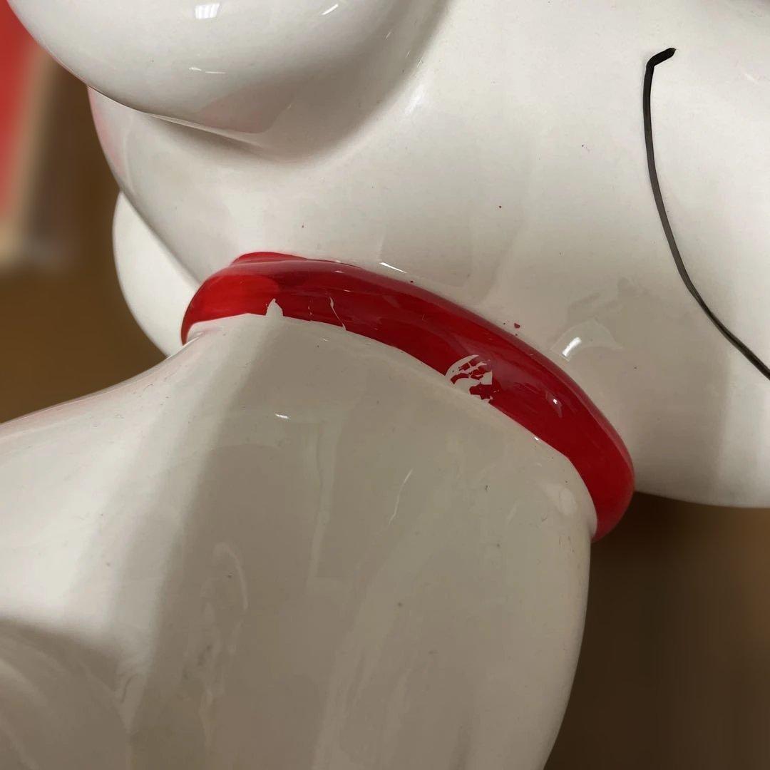 スヌーピー 陶器製フィギュア 約20cm