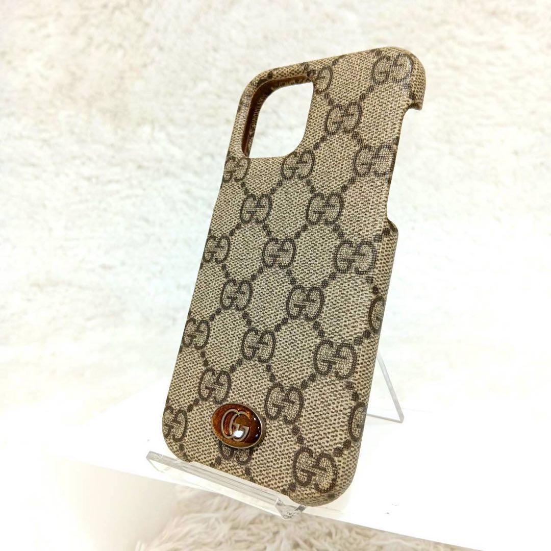 GUCCI iPhone12Pro アイフォンケース GG柄 PVC