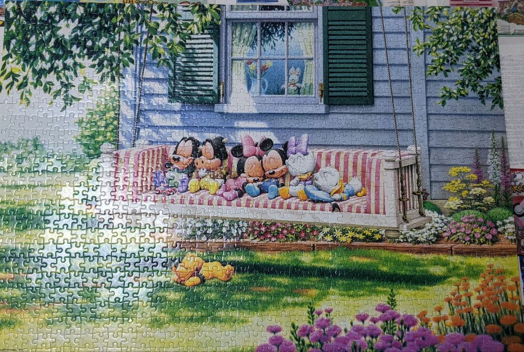 【人気レア品】ディズニージグソーパズル　昼下がりの天使　1000ピース