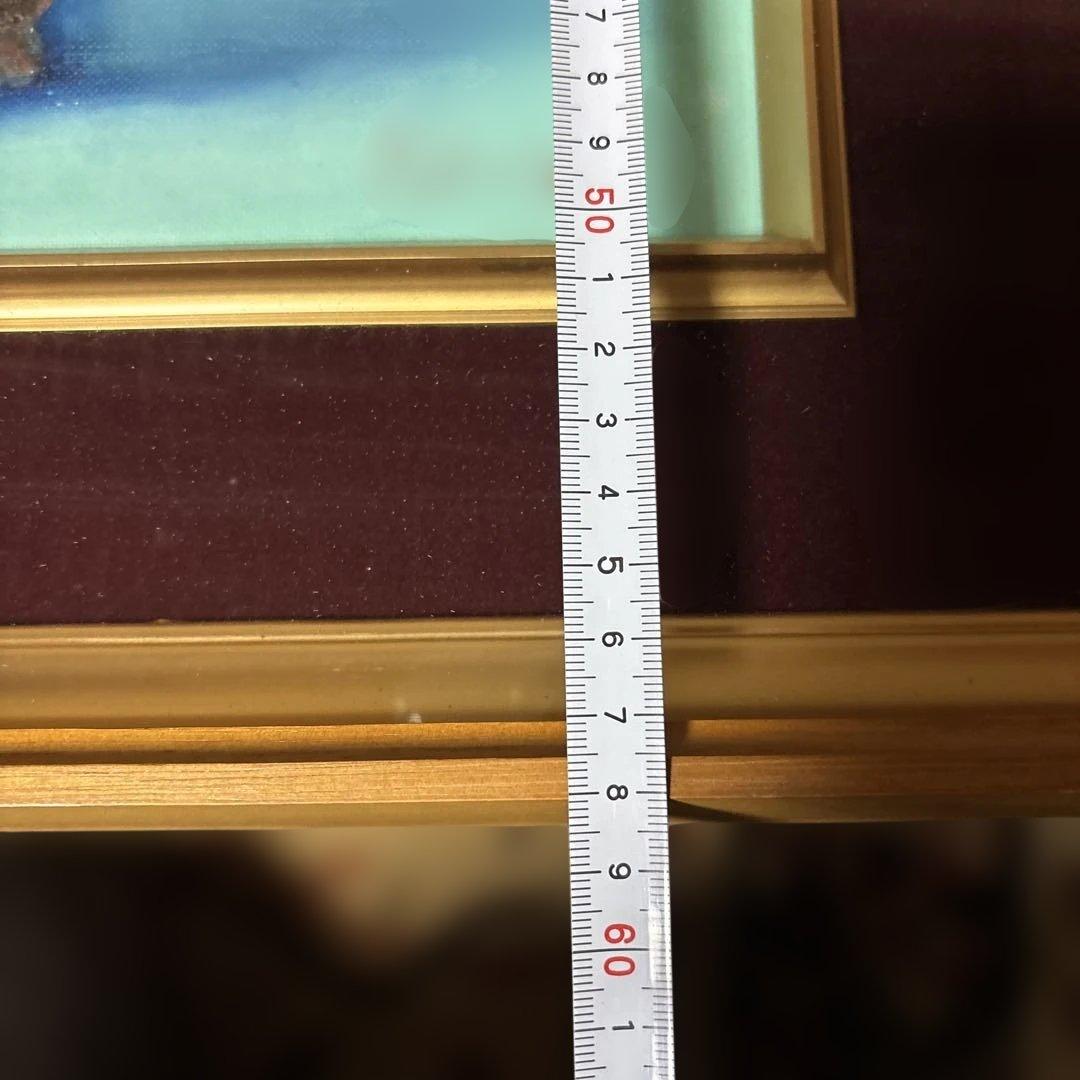 土屋茂　油絵　花　花瓶　美品