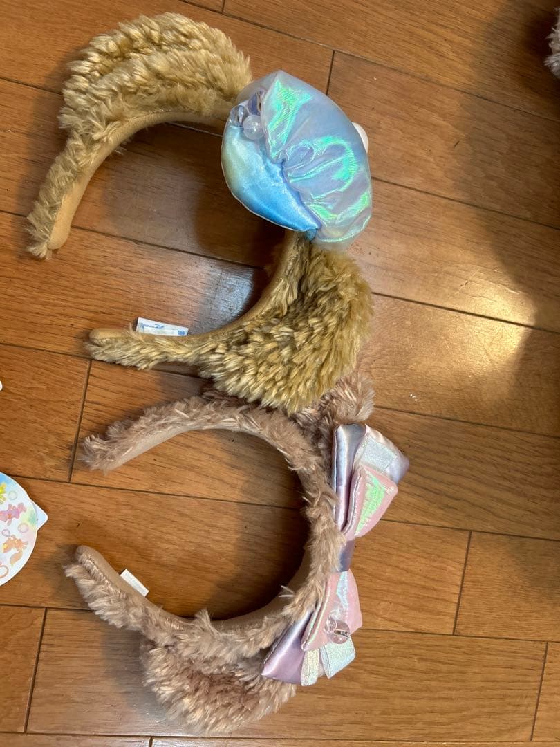 一回のみ使用　ディズニーシー　ダッフィー　シェリーメイ　20周年記念カチューシャ