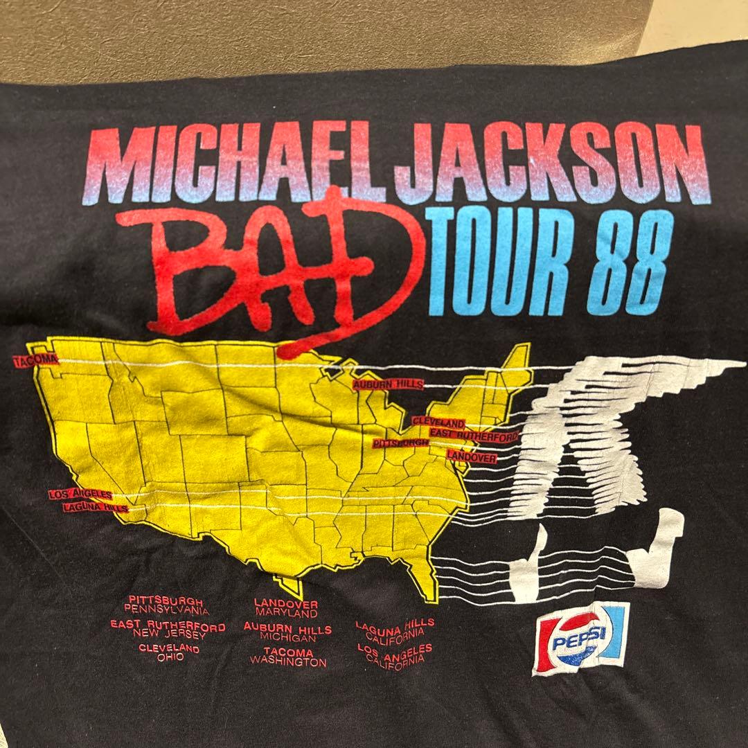 マイケル・ジャクソン BAD TOUR 88 Tシャツ