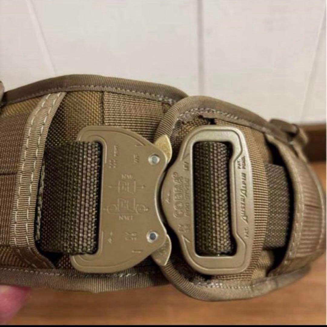 極美品　米軍　ELITE ガンファイターベルト　LARGE コヨーテ　USA製
