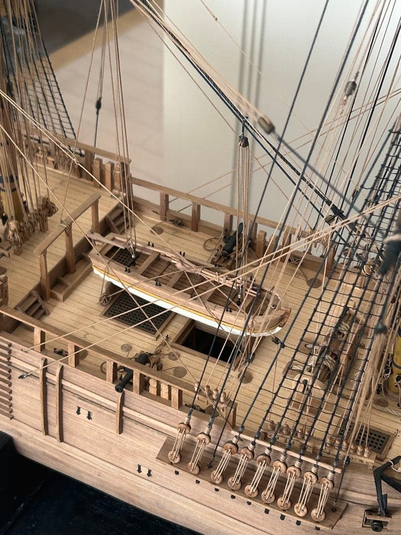 木製　帆船模型　エンデバー号　endeavor 完成品　引き取りは値引きします