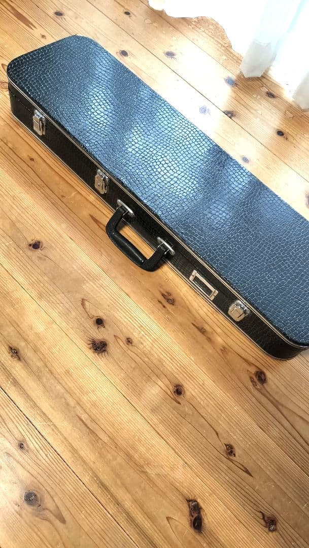 三線 本革 盛島開鐘チーガ 美品