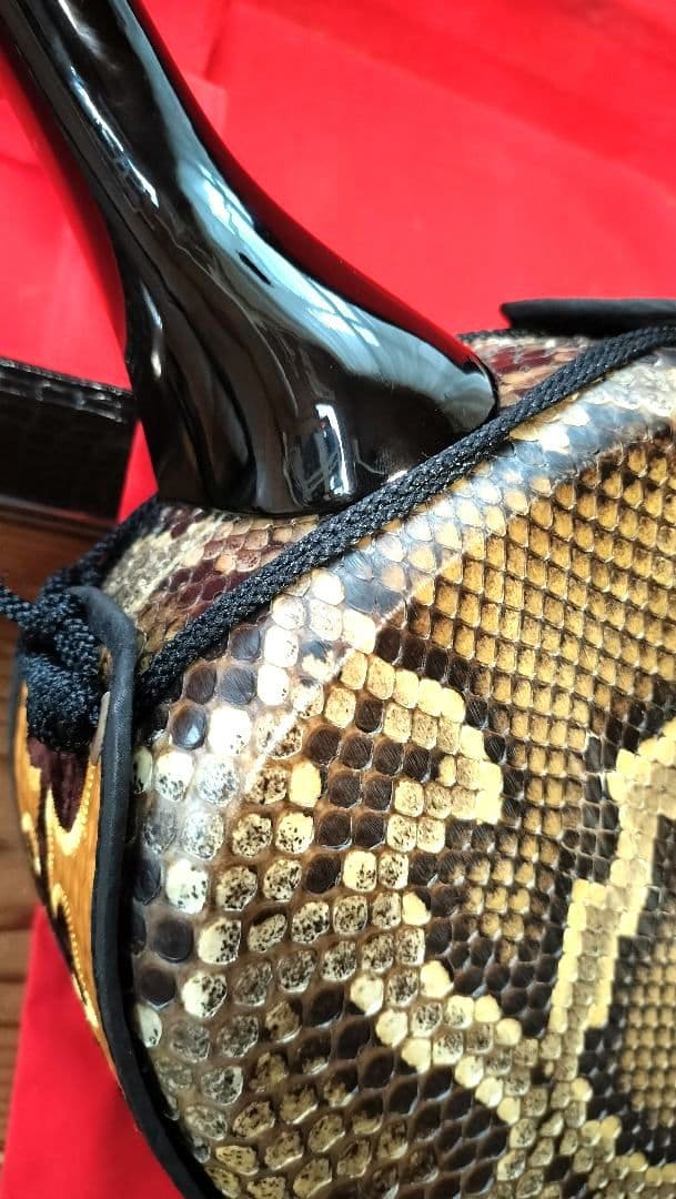 三線 本革 盛島開鐘チーガ 美品