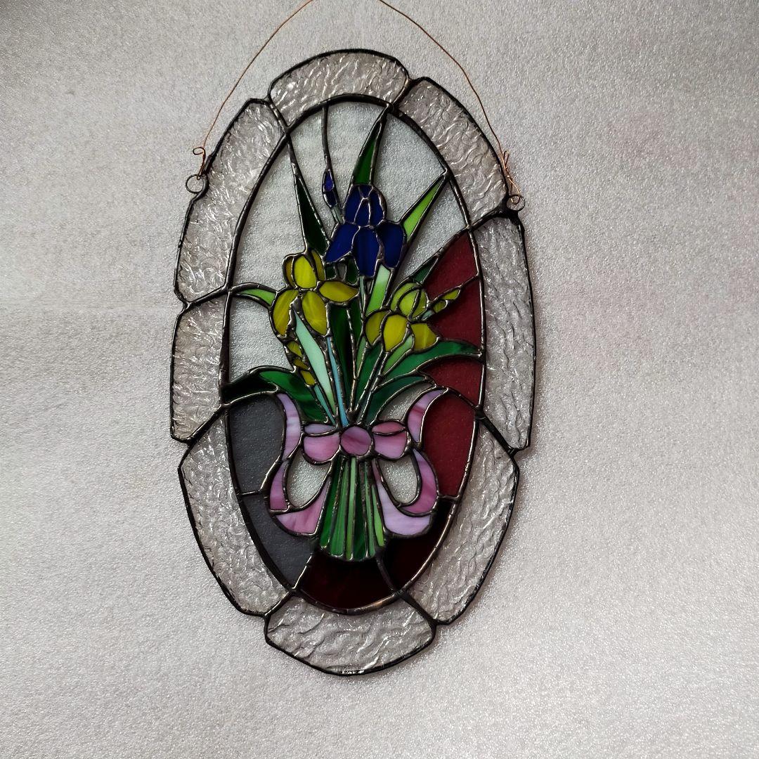 ステンドグラス　花束　ステンドグラスパネル 　プレゼント