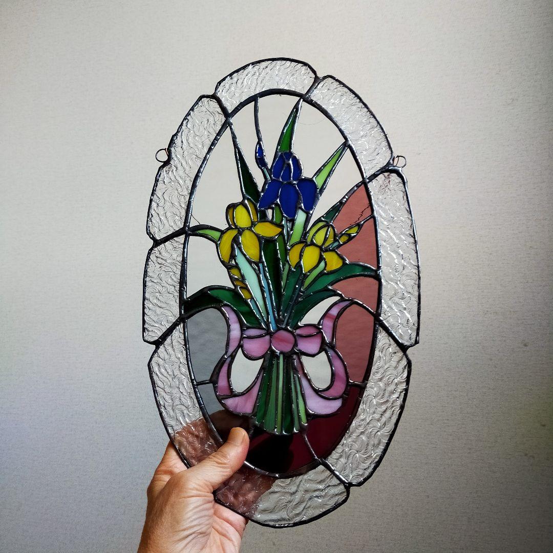 ステンドグラス　花束　ステンドグラスパネル 　プレゼント