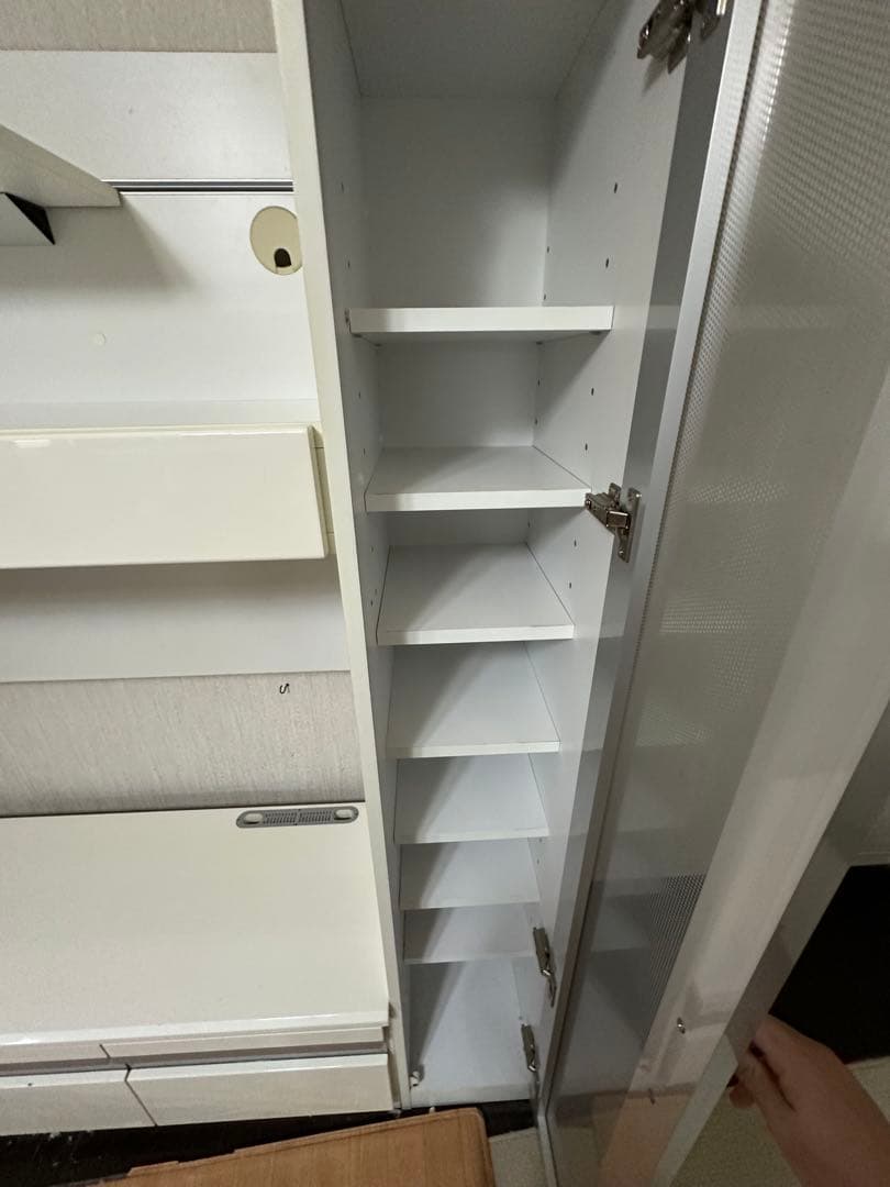 元値400000円 ホワイトテレビボード　収納付き