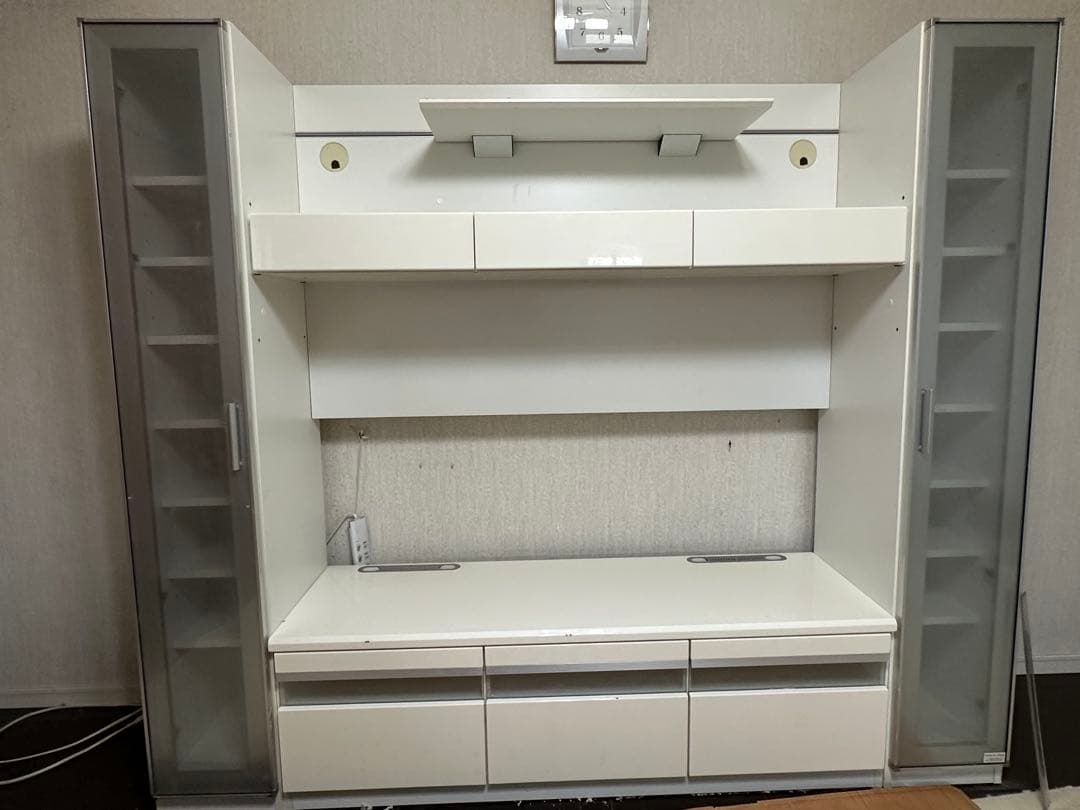 元値400000円 ホワイトテレビボード　収納付き