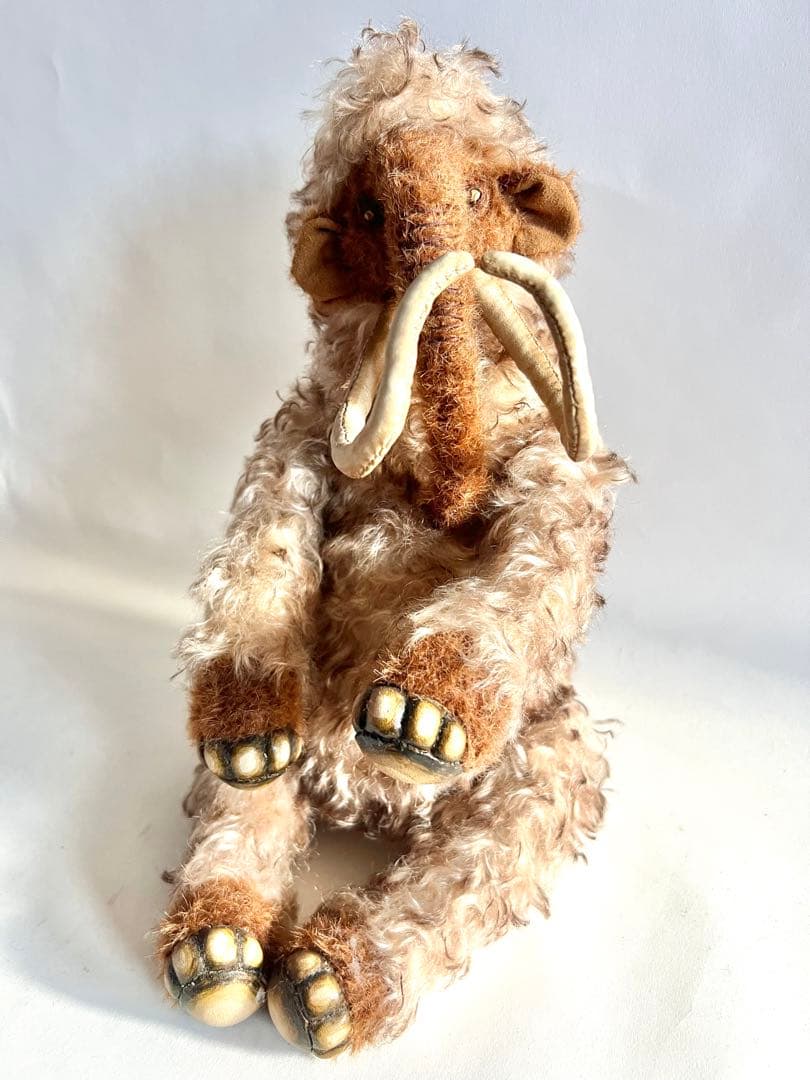 マツノハルミ harubear マンモスのぬいぐるみ 約30cm