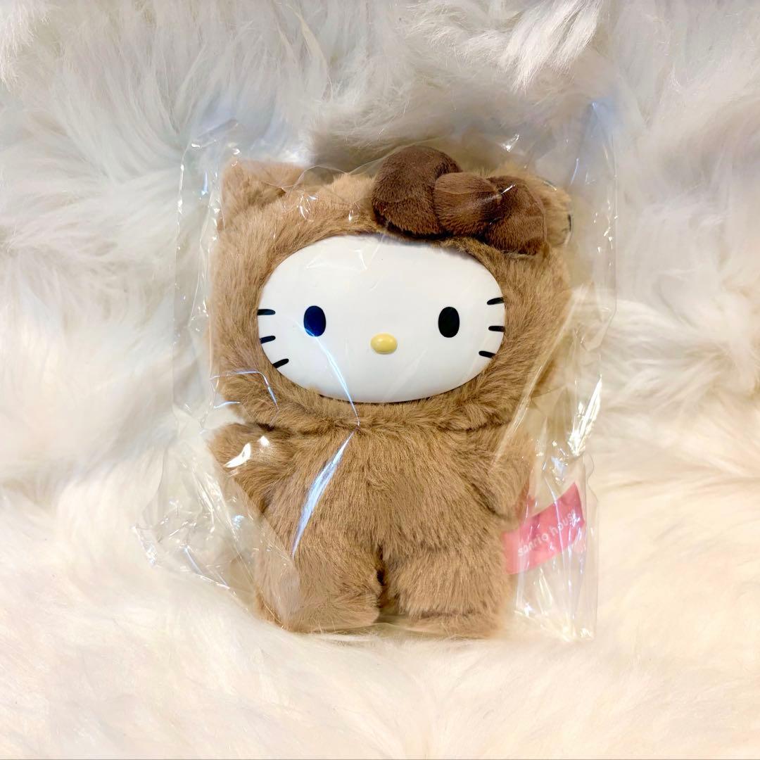 サンリオハウス　ハローキティ　シークレット　フラッフィー　チャーム　ブラウン