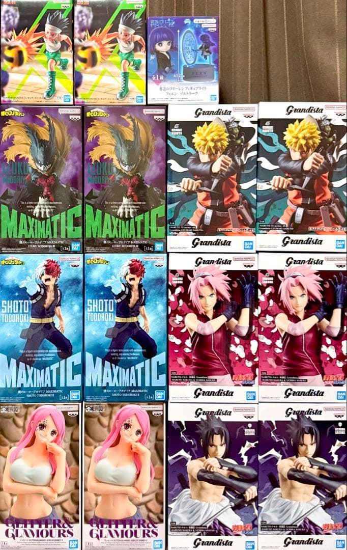 【フィギュア31点】ハンターハンター　ドラゴンボール　ヒロアカ　ナルト　鬼滅の刃