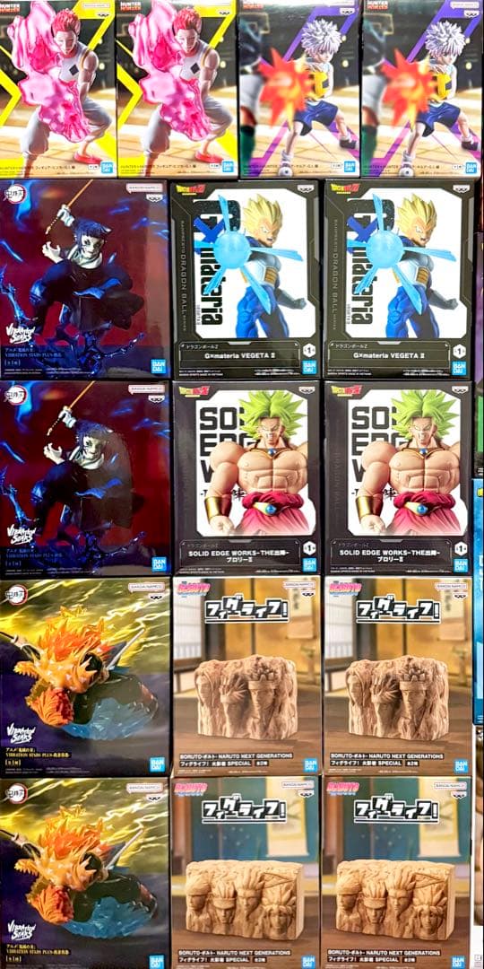 【フィギュア31点】ハンターハンター　ドラゴンボール　ヒロアカ　ナルト　鬼滅の刃