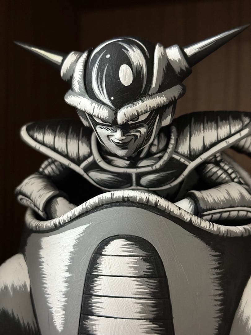 ドラゴンボール　フリーザ　リペイント　モノクロ