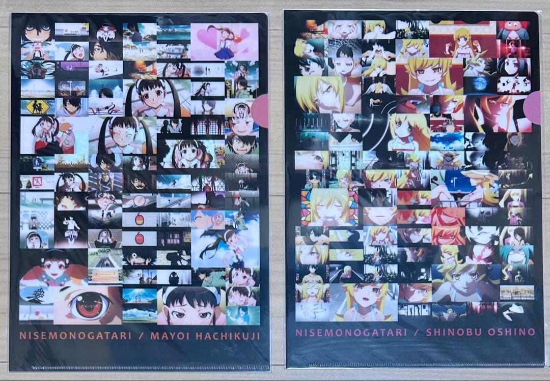 化物語 傷物語 物語シリーズ　未開封 クリアファイルセット