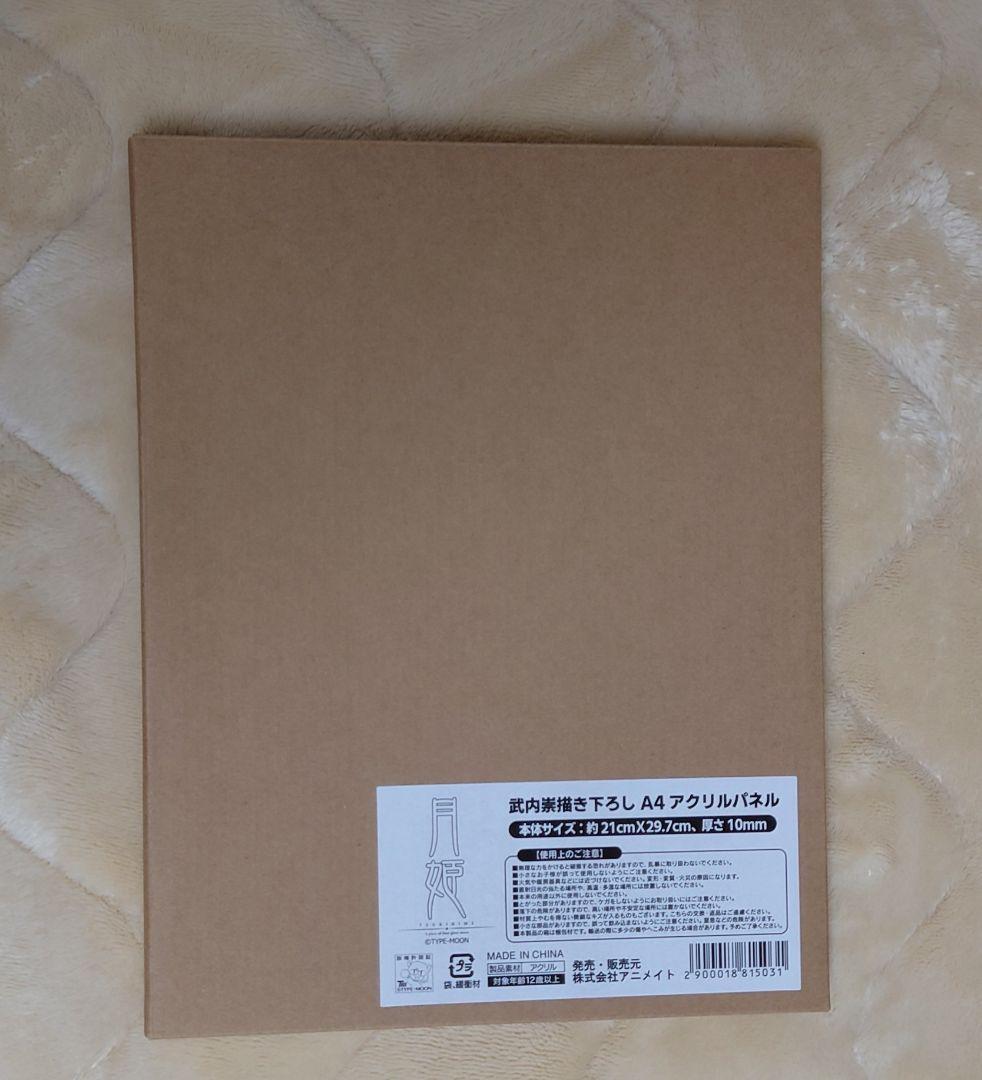 月姫 アニメイト限定特典 武内崇 書き下ろし A4アクリルパネル