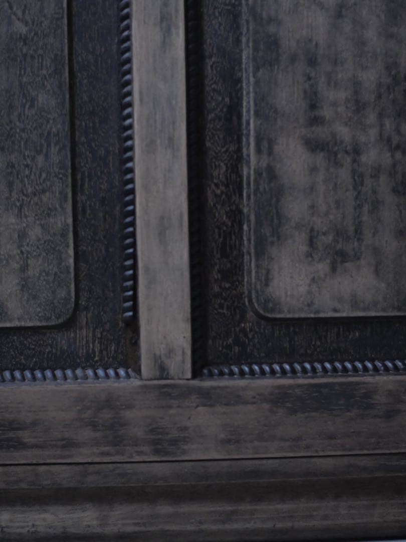 両袖机　カウンター　展示台　白木　机　古家具　古道具　アンティーク　昭和レトロ