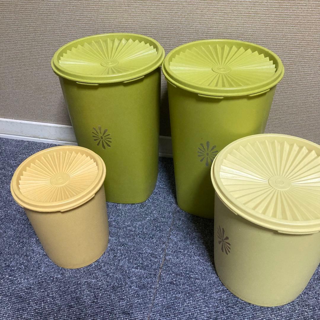 タッパーウエア　マキシデコレーター　4個セット