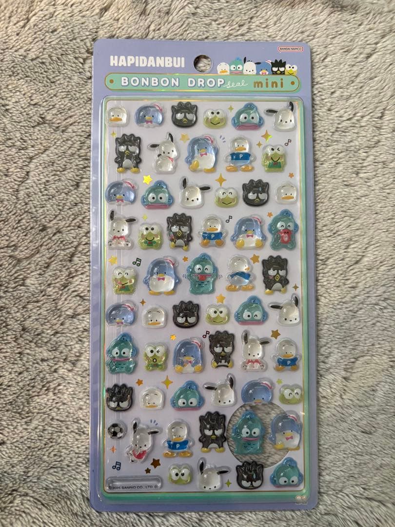 【正規品】サンリオ ミニドロ 8枚セット ボンボンドロップシール 新品未開封