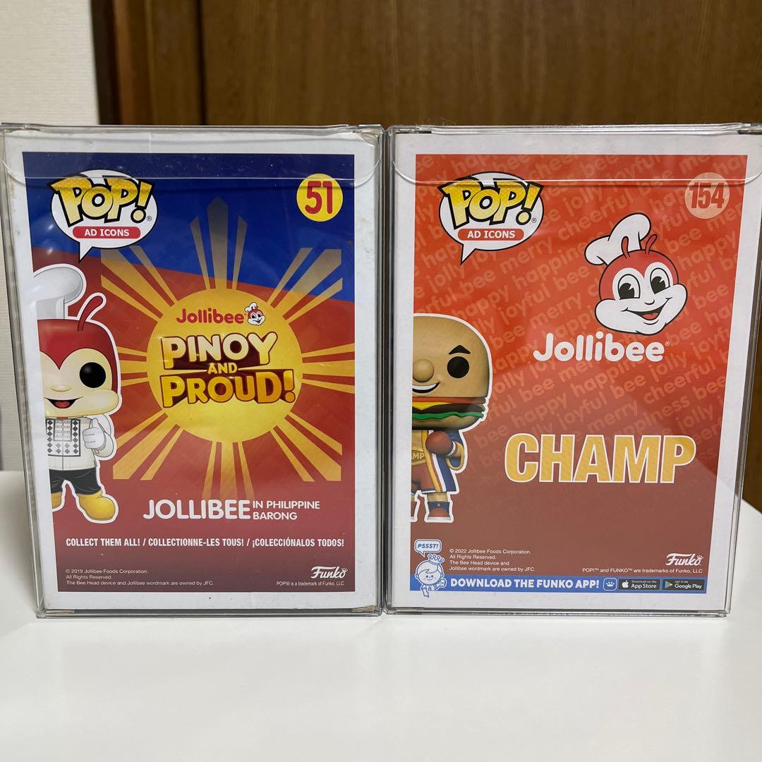 Funko Pop! Jollibee & Champ セット　フィリピン