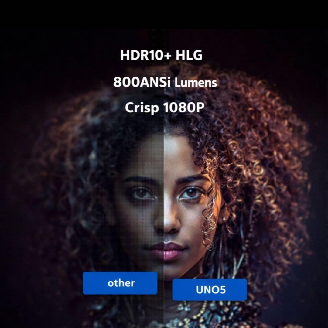 新品 COI-UNO5 プロジェクター GTV搭載フルHD1080pWiFi 白