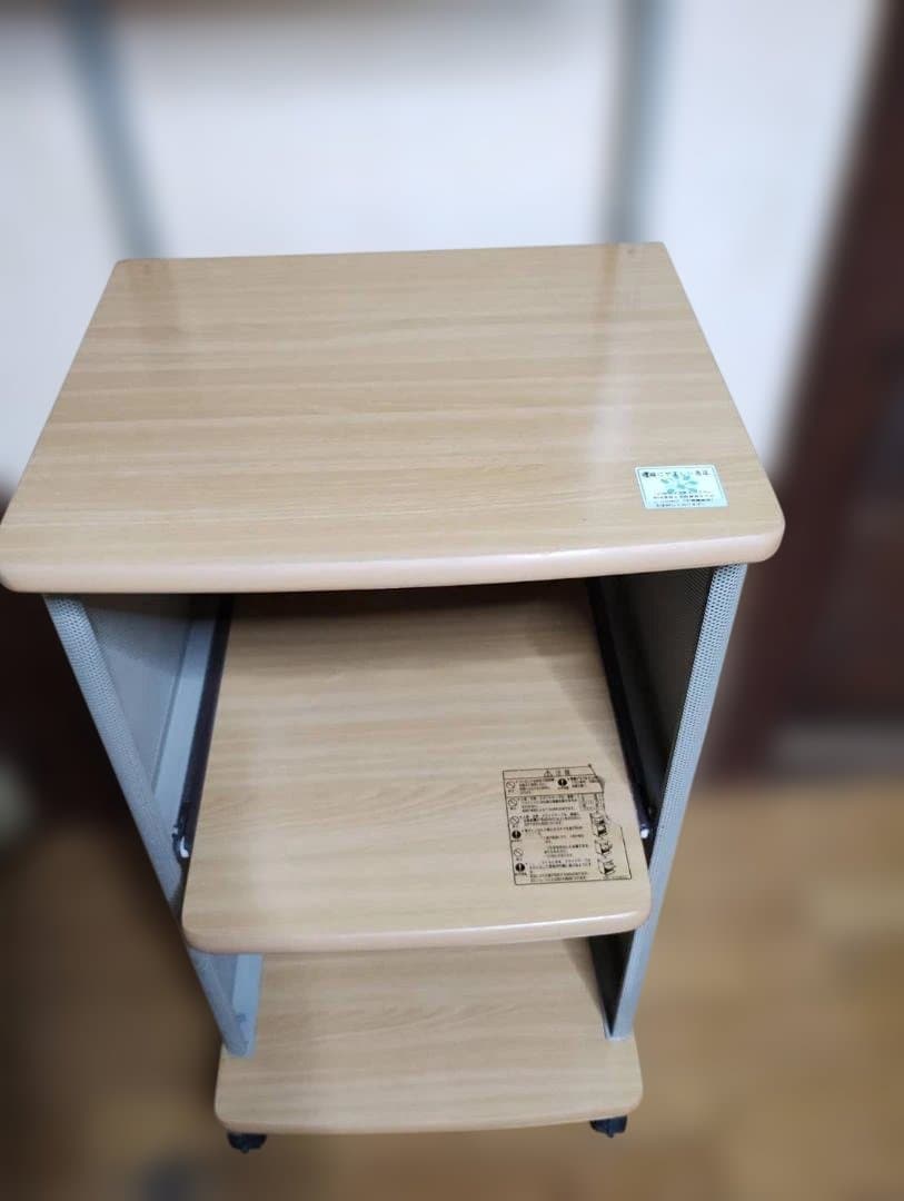 レンジ台レンジラック4段電源2口スライド棚高耐荷重鋼板メッシュ頑丈設計キャスター