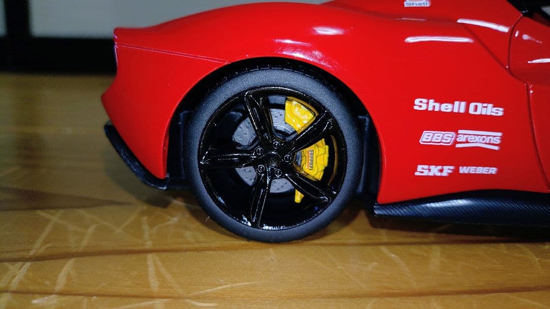 1/18　カスタム　ブラーゴ　フェラーリ　296GTBアセットフィオラノ　箱付