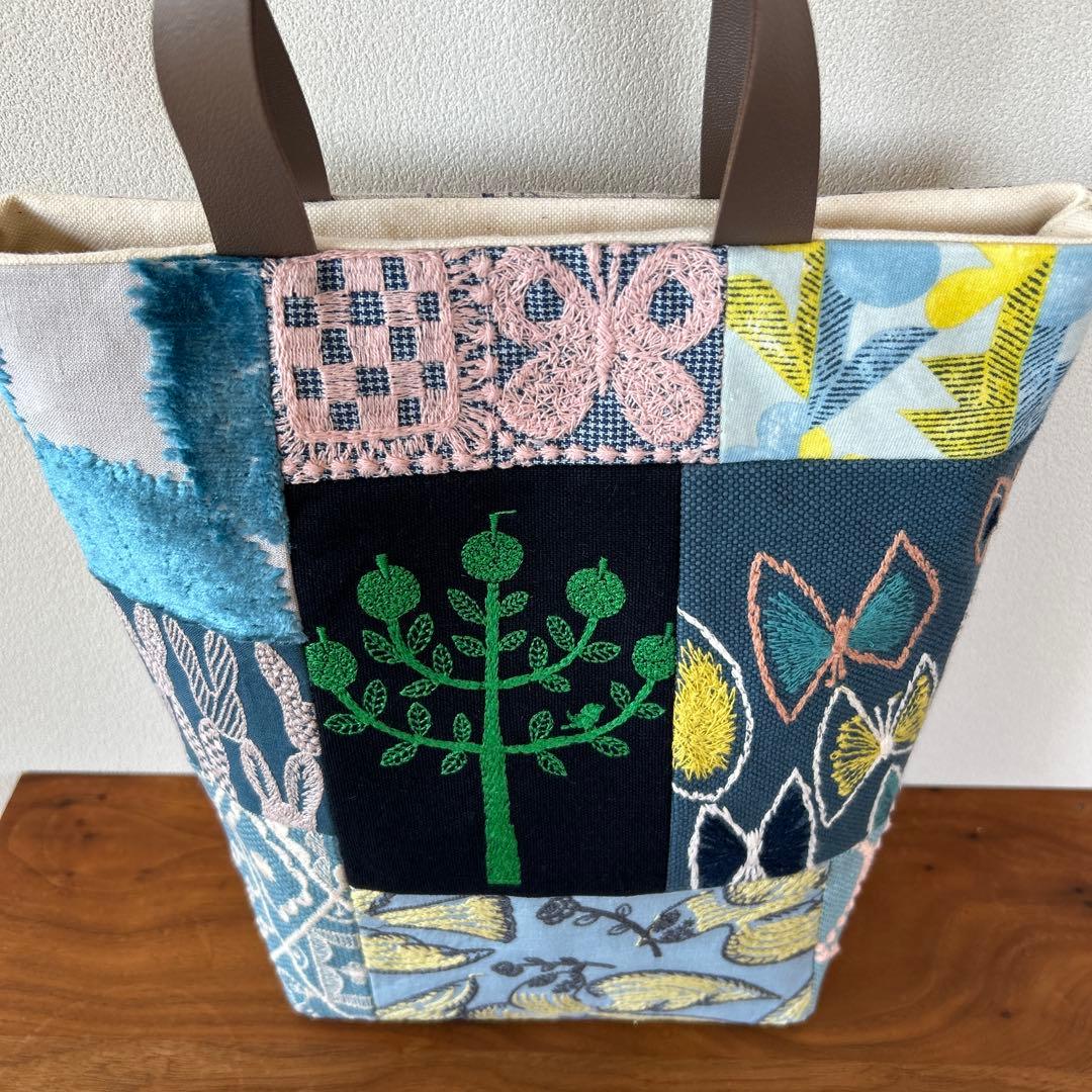 ミナペルホネン☆ ハンドメイド　バック　パッチワーク