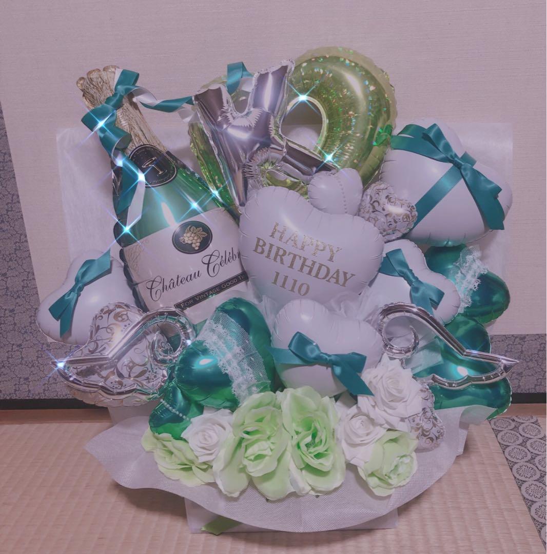 成人式　生誕祭　バルーンギフト推し　卒業　バルーンブーケ　アレンジ プレゼント