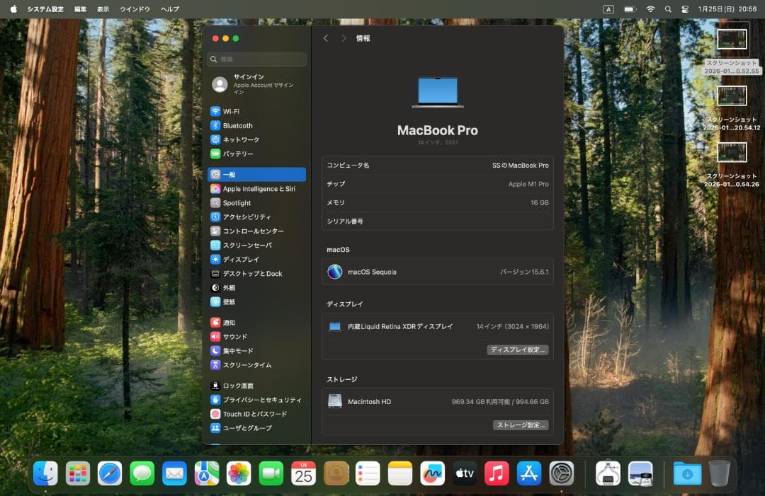M1 Pro MacBook 10/16コア 16GBメモリ 1TBストレージ