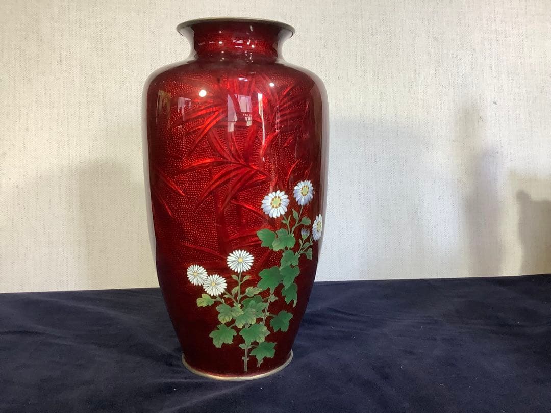 七宝焼　花瓶