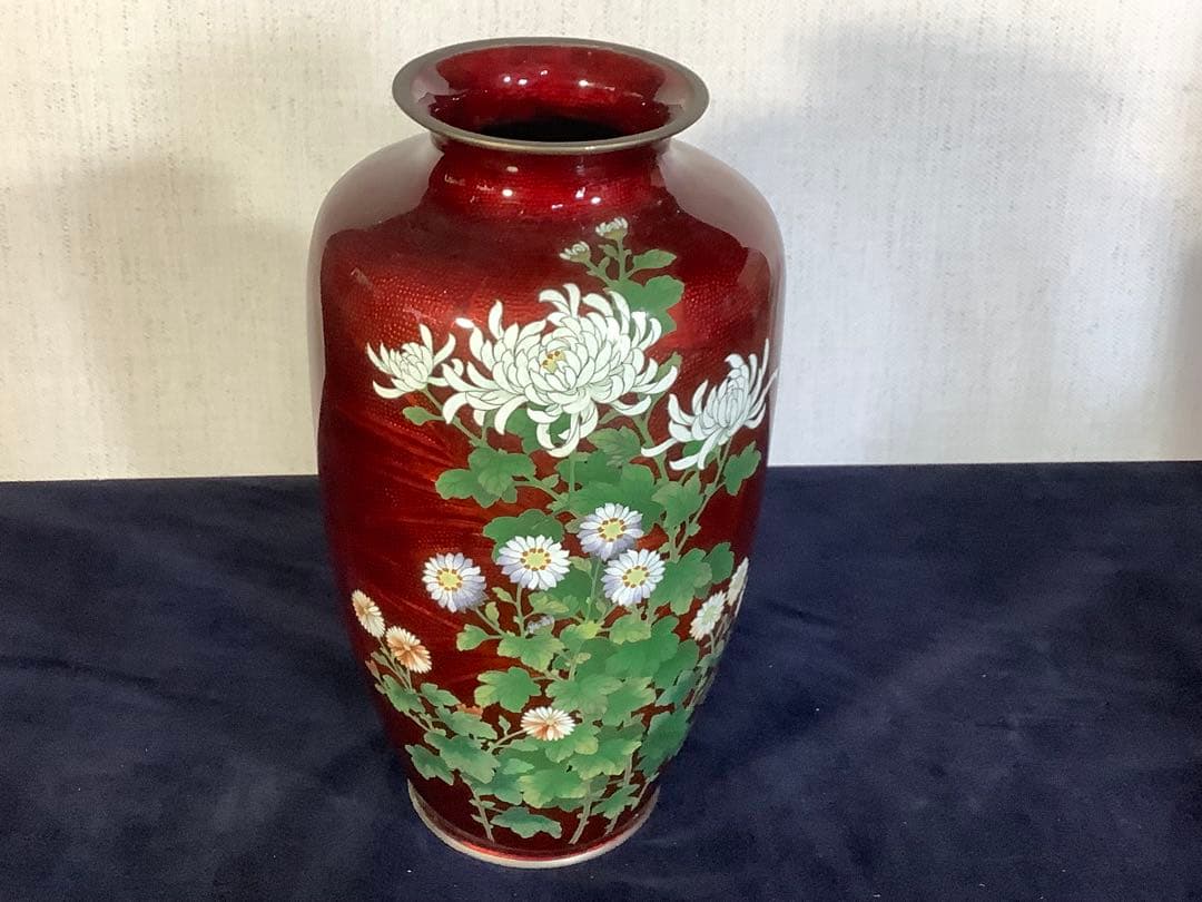 七宝焼　花瓶