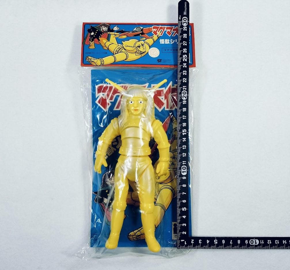 マグマ大使 ソフビ 本体高さ約22cm 手塚プロ 昭和57年購入 未使用 当時物