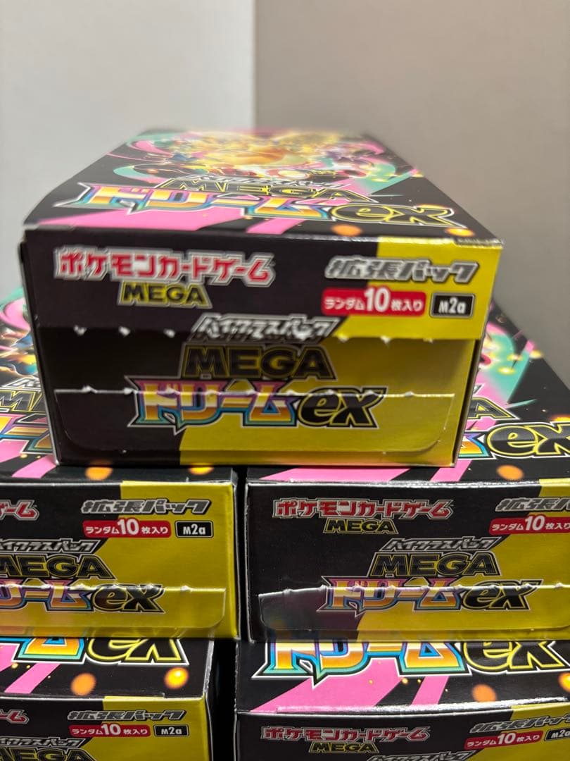 ポケモンカード MEGAドリームex 5BOX シュリンク•ペリペリ無し