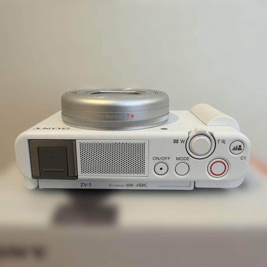 SONY ZV-1【ホワイト】 箱あり バッテリー付 室内使用のみ 美品