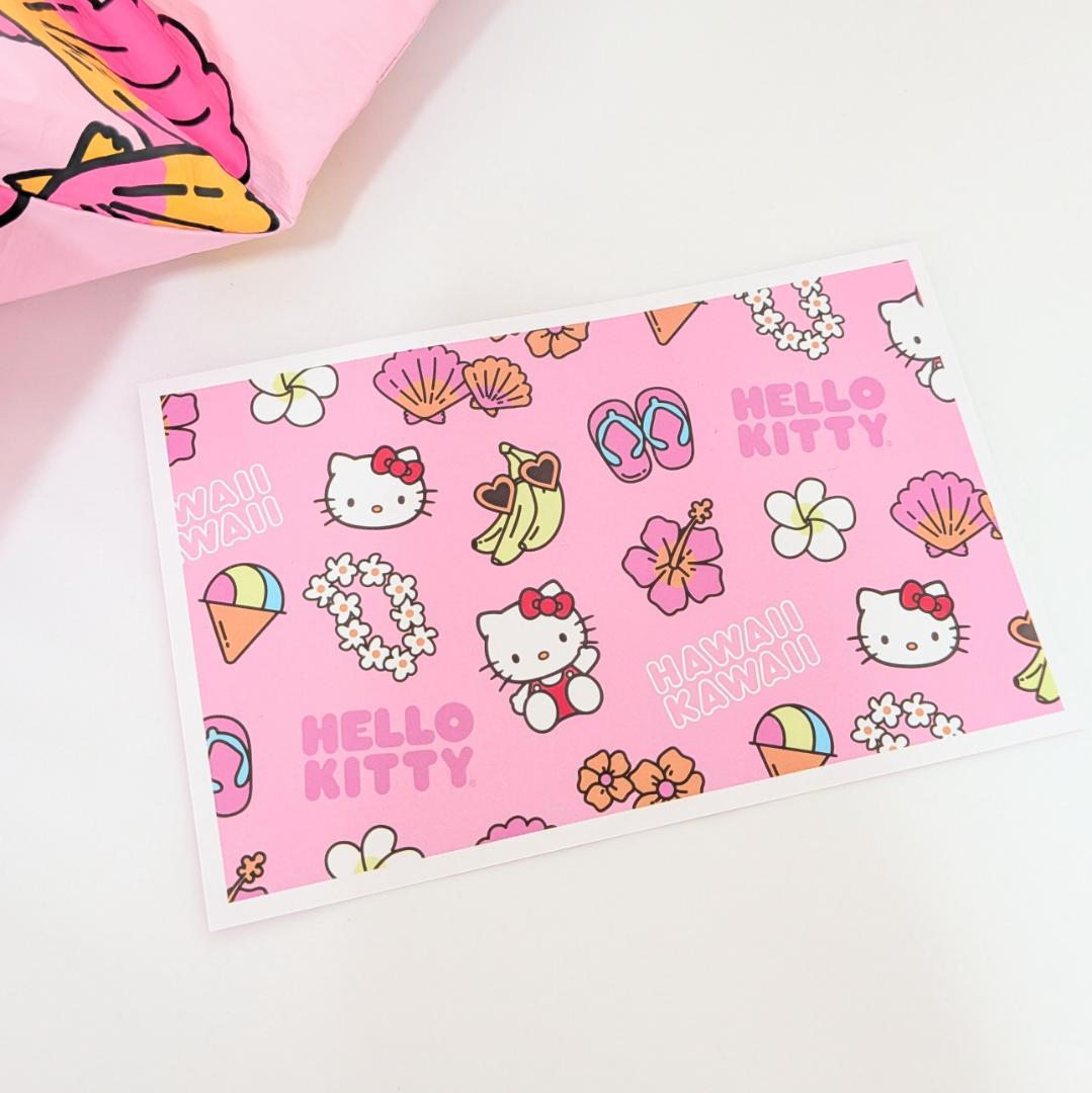 ハワイ限定 トートバッグ アロハコレクション キティー ロゴ大きめ トートバッグ