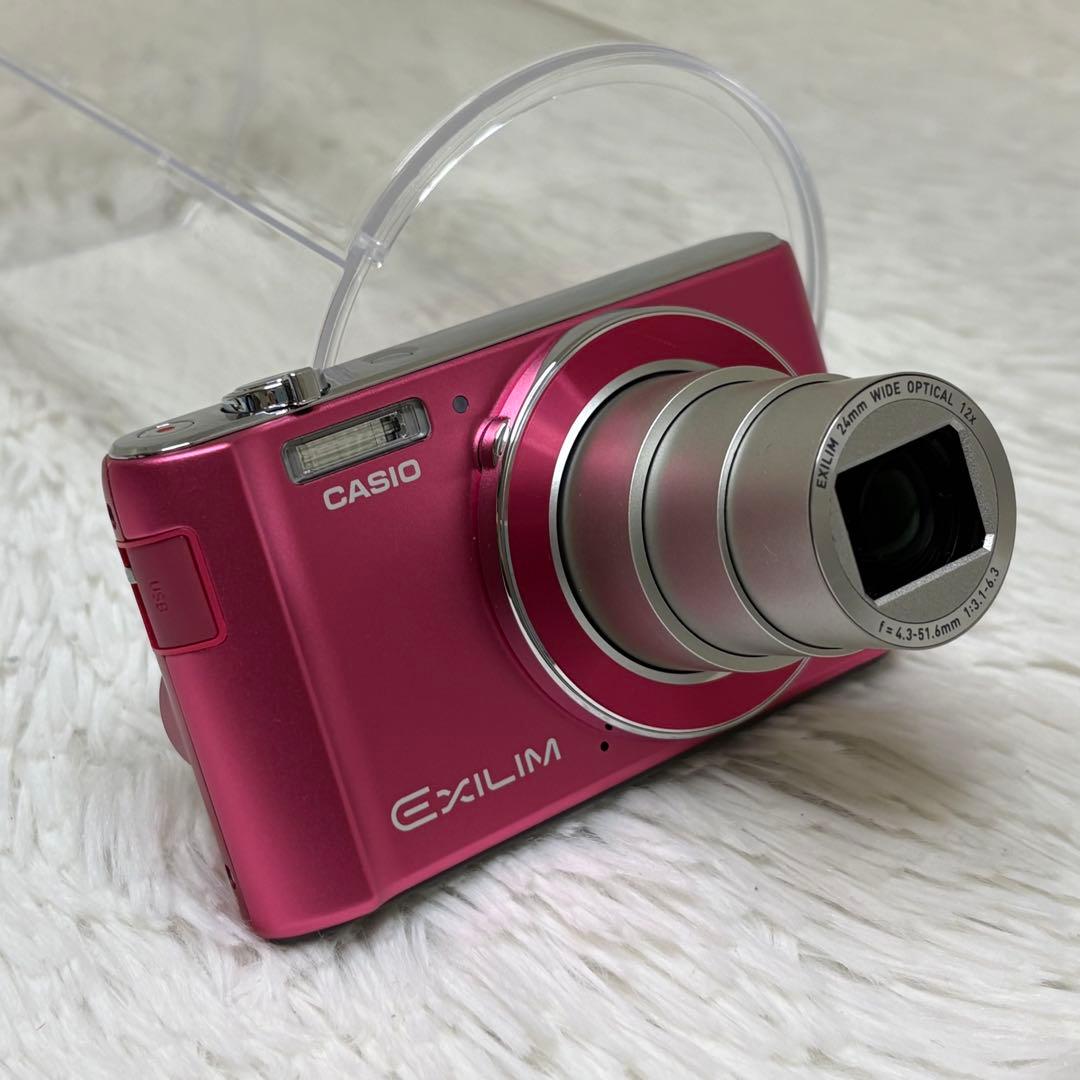 CASIO カメラ　エクシリム　EX-ZS210 レッド コンデジ　動作品
