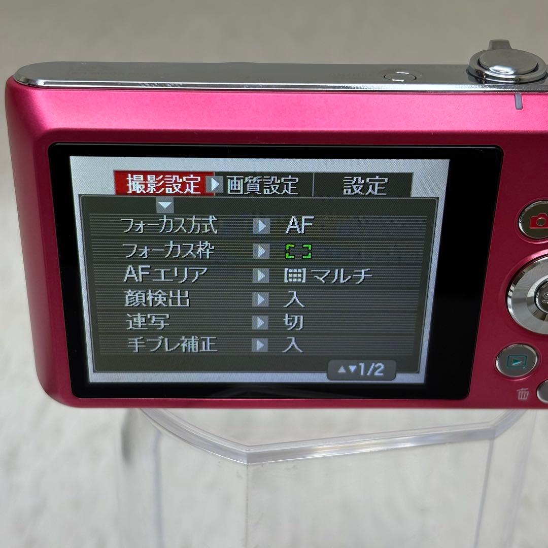CASIO カメラ　エクシリム　EX-ZS210 レッド コンデジ　動作品