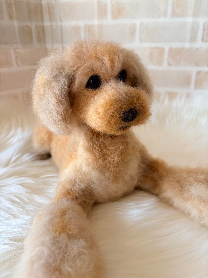 羊毛フェルト　オーダー　トイプードル　らんぼー君様