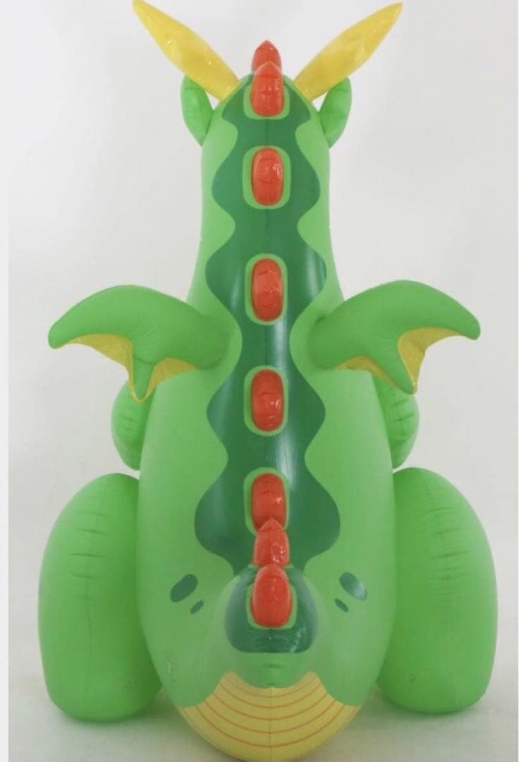 ドラゴングリーン　フロート　空気ビニール風船　浮き輪　レア　新製品　バルーン